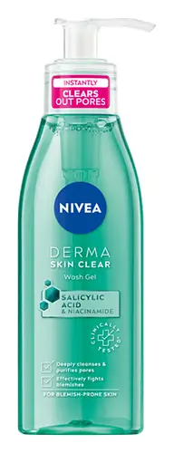 Nivea Derma Skin Clear Wash Gel