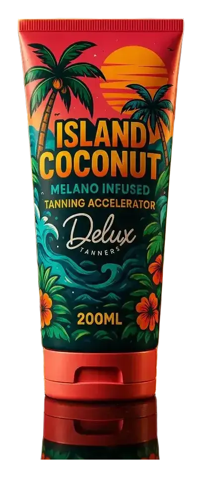 Delux Tanners Melano Infused Tanning Accelerator Island Coconut
