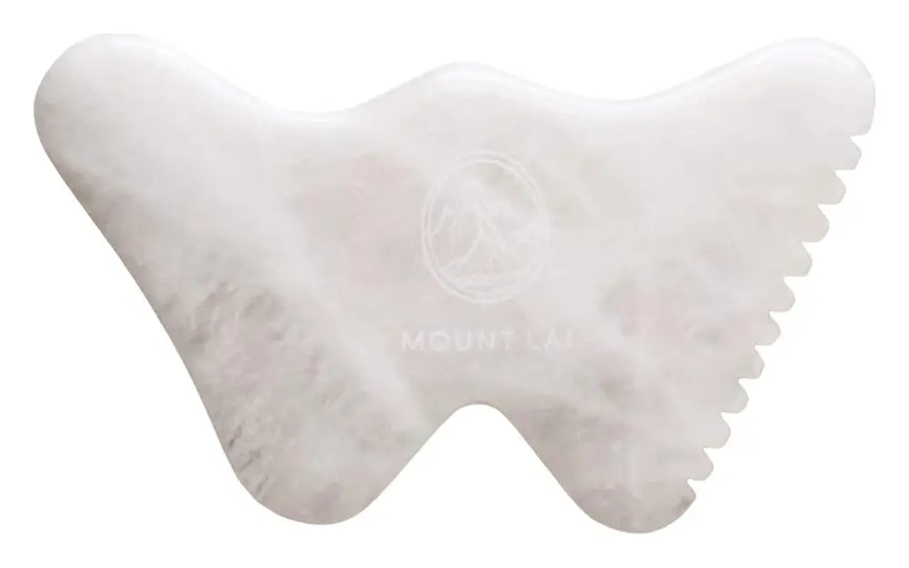 Mount Lai The Vitality Qi White Jade Gua Sha Sculpting Tool