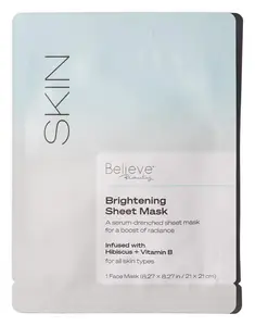 Believe Beauty Brightening Sheet Mask