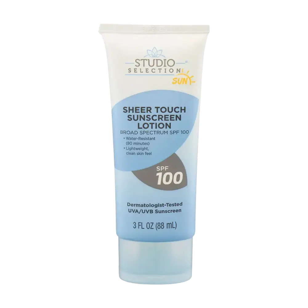Studio Selection Sheer Touch Sunscreen Lotion Broad Spectrum SPF 100