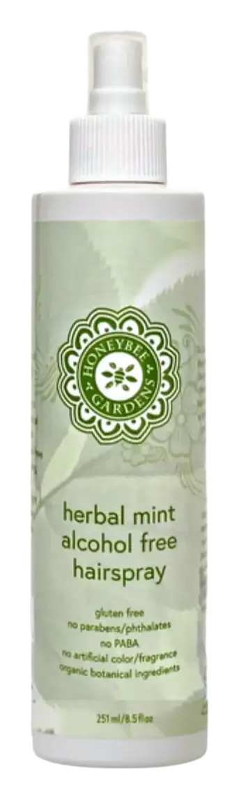 Honeybee Gardens Alcohol Free Hairspray Herbal Mint