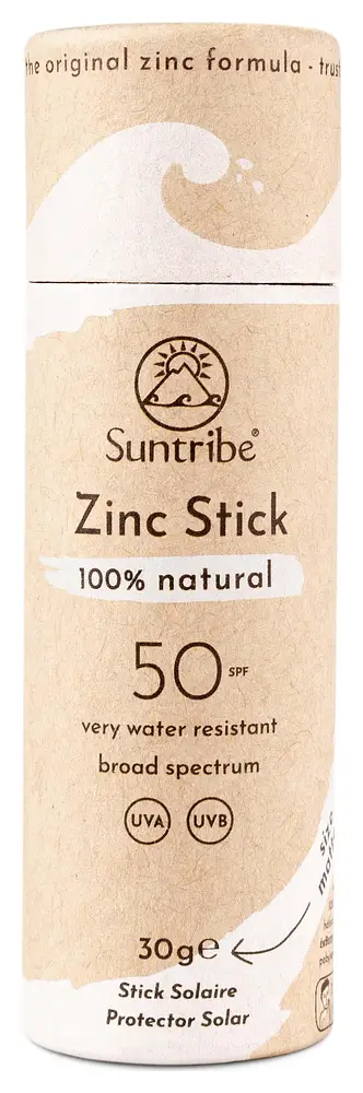 Suntribe Natural Mineral Zinc Sun Stick SPF 30 White