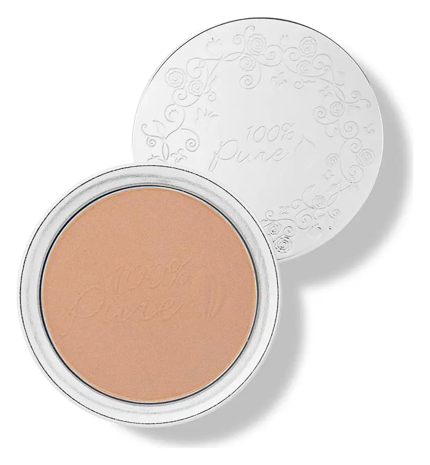 100% Pure Fruit Pigmented Powder Foundation Golden Peach
