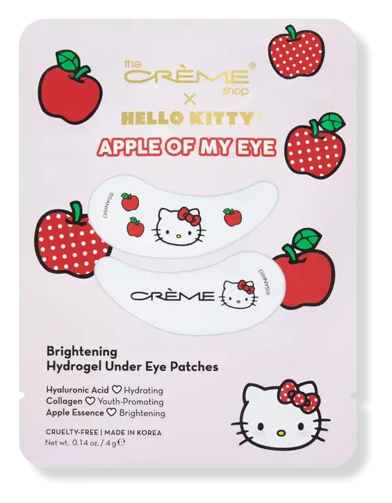 The Creme Shop Hello Kitty Apple Of My Eye Brightening Hydrogel Under Eye Patches