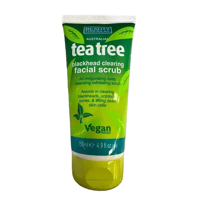 Beauty Formulas Tea Tree Blackhead Clearing Facial Scrub