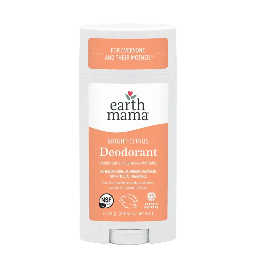Earth Mama Organics Deodorant Bright Citrus