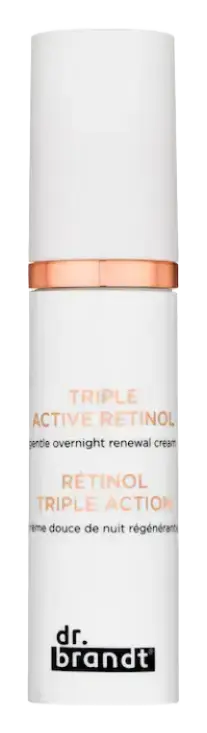 Dr. Brandt Skincare Triple Active Retinol Gentle Overnight Renewal Cream