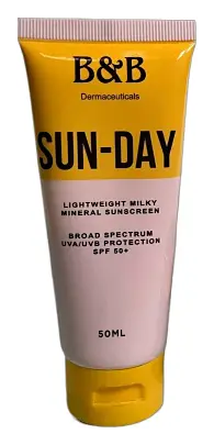 B&B Derma Sun-Day Lightweight Milky Mineral Sunscreen