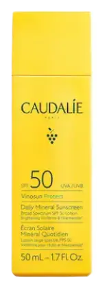 Caudalie Vinosun Protect Daily Mineral Sunscreen Broad Spectrum SPF 50 Lotion