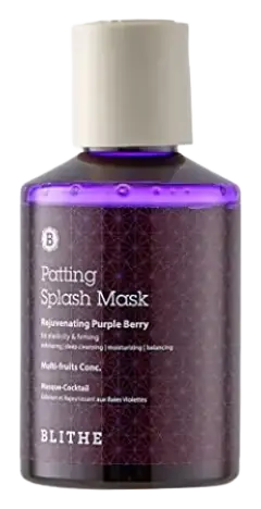 BLITHE Patting Splash Mask Rejuvenating Purple Berry