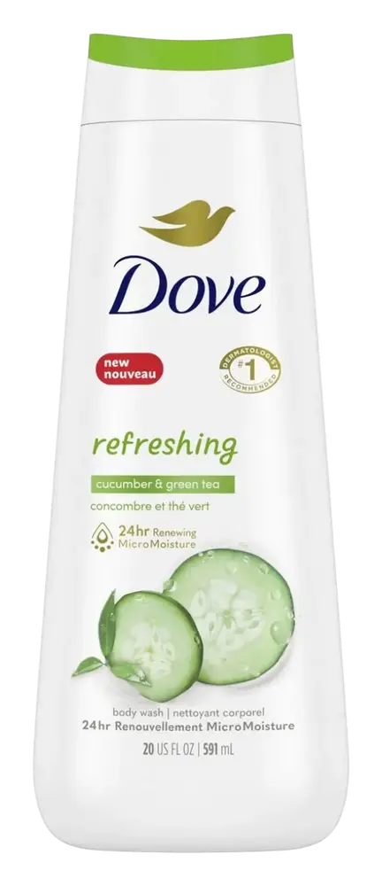 Dove Refreshing Body Wash Cucumber & Green Tea