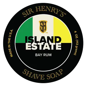 Sir Henry's Shave Soap Island Estate Bay Rum