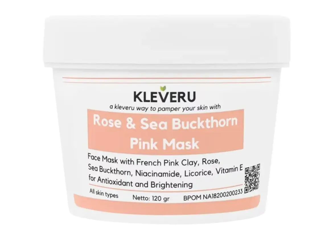 Kleveru Rose & Sea Buckthorn Pink Mask