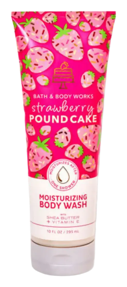 Bath & Body Works Moisturizing Body Wash Strawberry Pound Cake