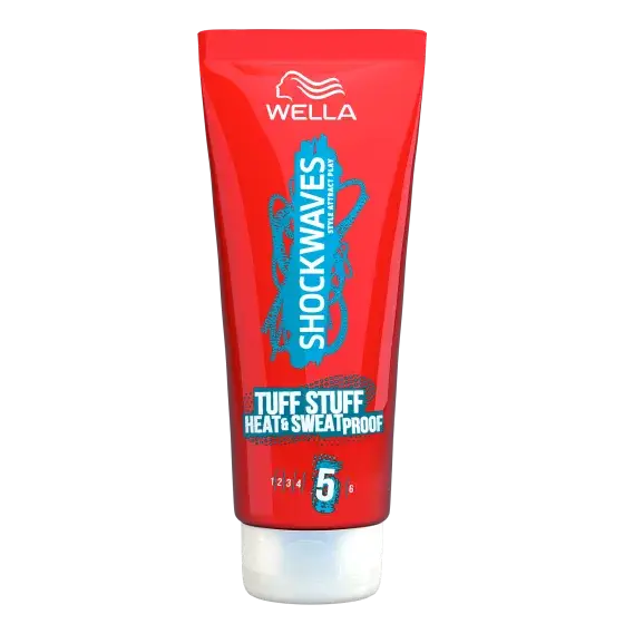 Wella Shockwaves Tuff Stuff Heat & Sweat Proof Gel
