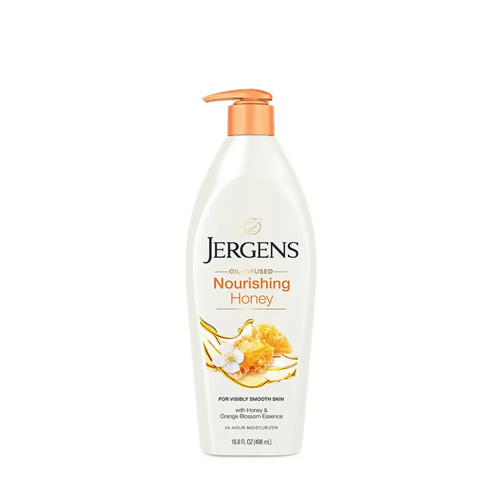 Jergens Skincare Oil-Infused 24-Hour Moisturizer Nourishing Honey
