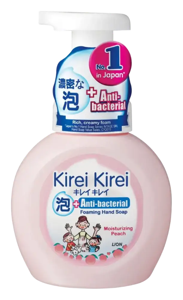 Lion Kirei Kirei Foaming Hand Soap Peach