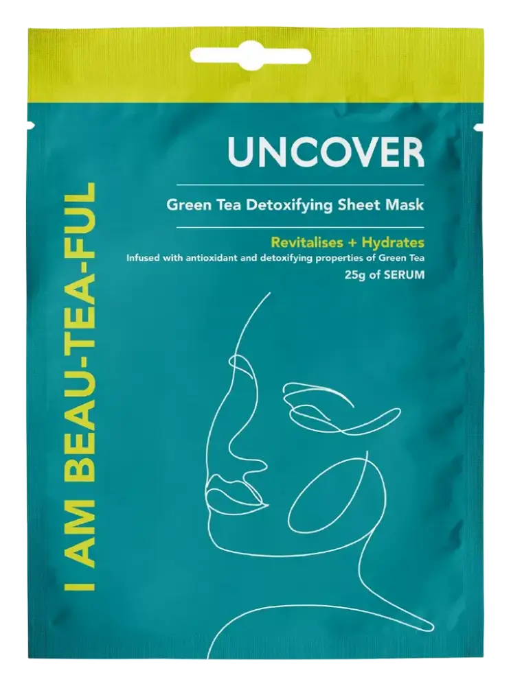 Uncover I Am Beauteaful Green Tea Detoxifying Sheet Mask