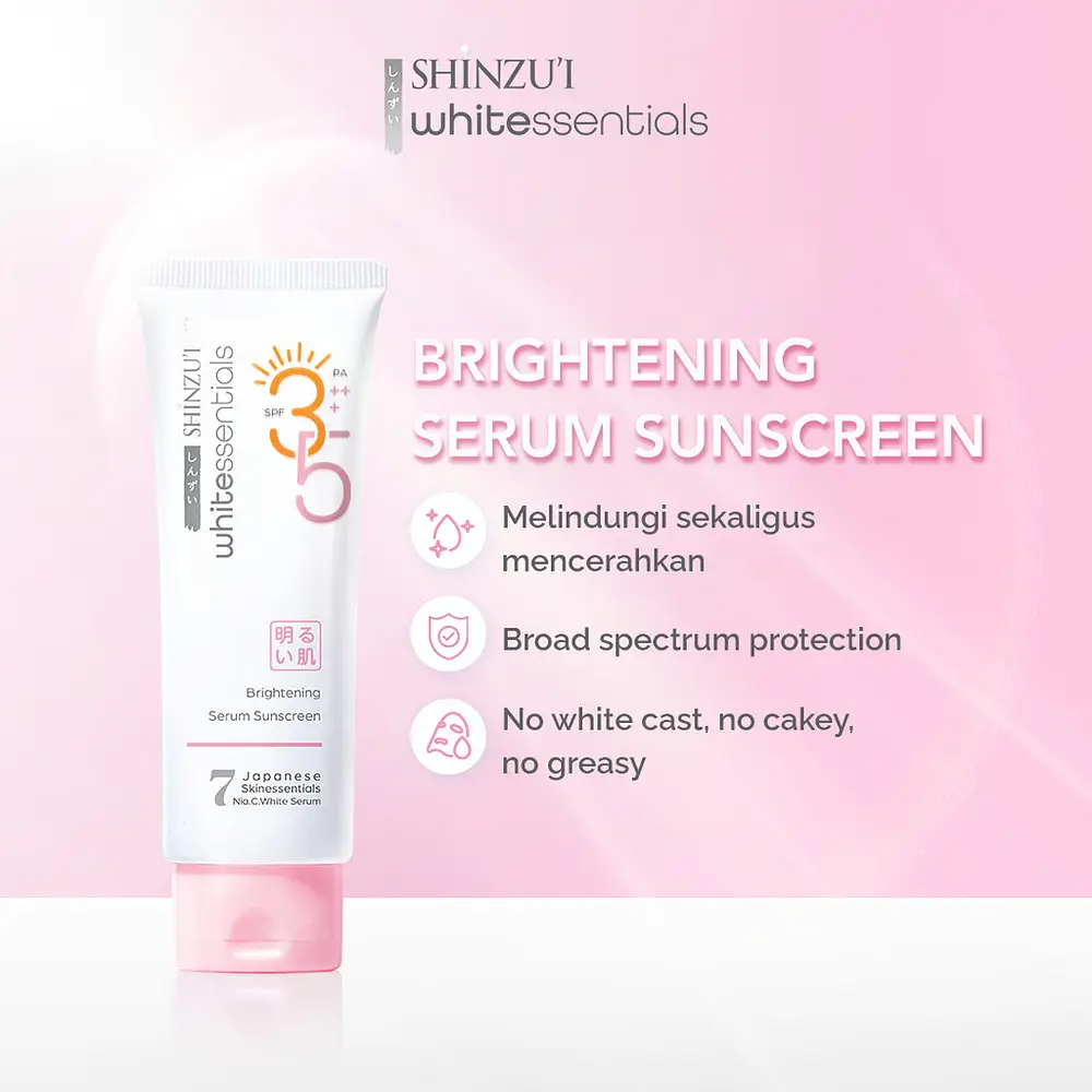 Shinzu'i Whitessentials Brightening Serum Sunscreen SPF 35 Pa+++