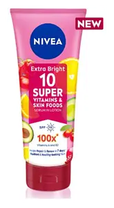 Nivea 10 Super Vitamins And Skin Foods Serum Lotion