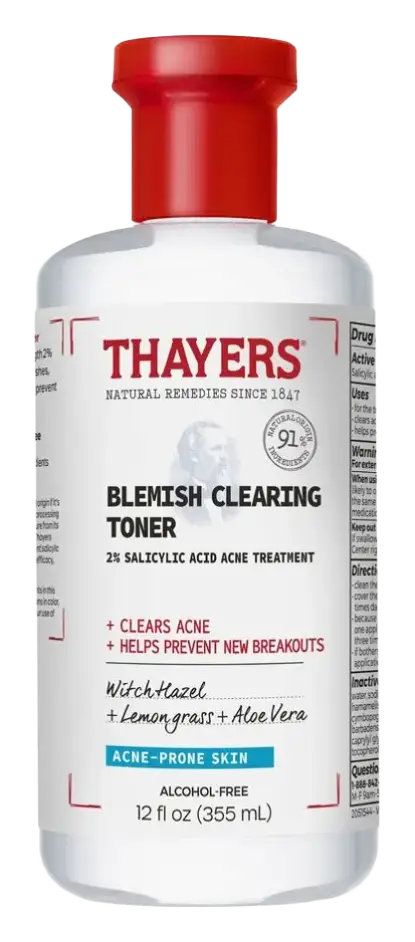 Thayers Blemish Clearing 2% Salicylic Acid Acne Treatment Toner