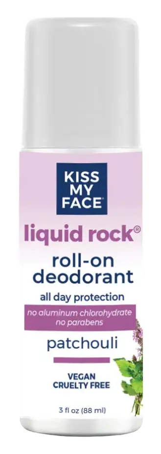 Kiss My Face Liquid Rock Roll-On Deodorant Patchouli