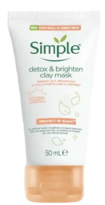 Simple Skincare Protect ‘n’ Glow Detox & Brighten Clay Mask UK