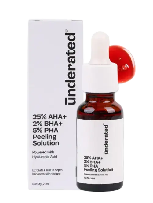 Underated 25% AHA + 2% BHA + 5% PHA Peeling Solution