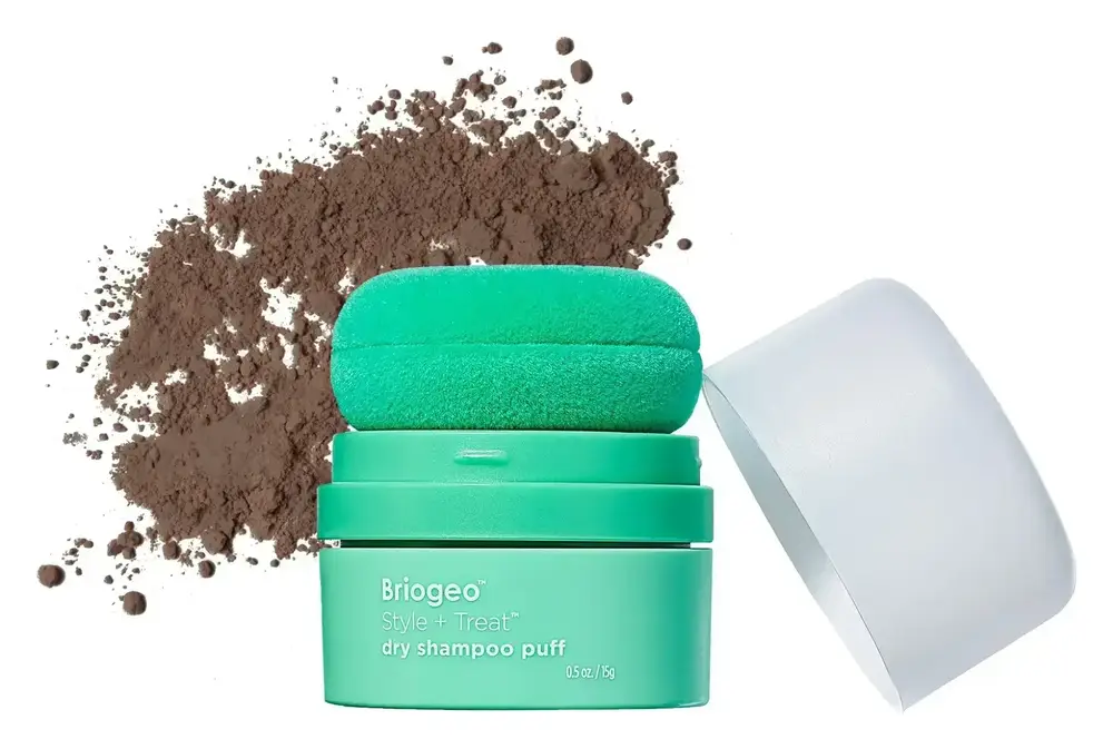 BrioGeo Style + Treat Dry Shampoo Puff Tinted