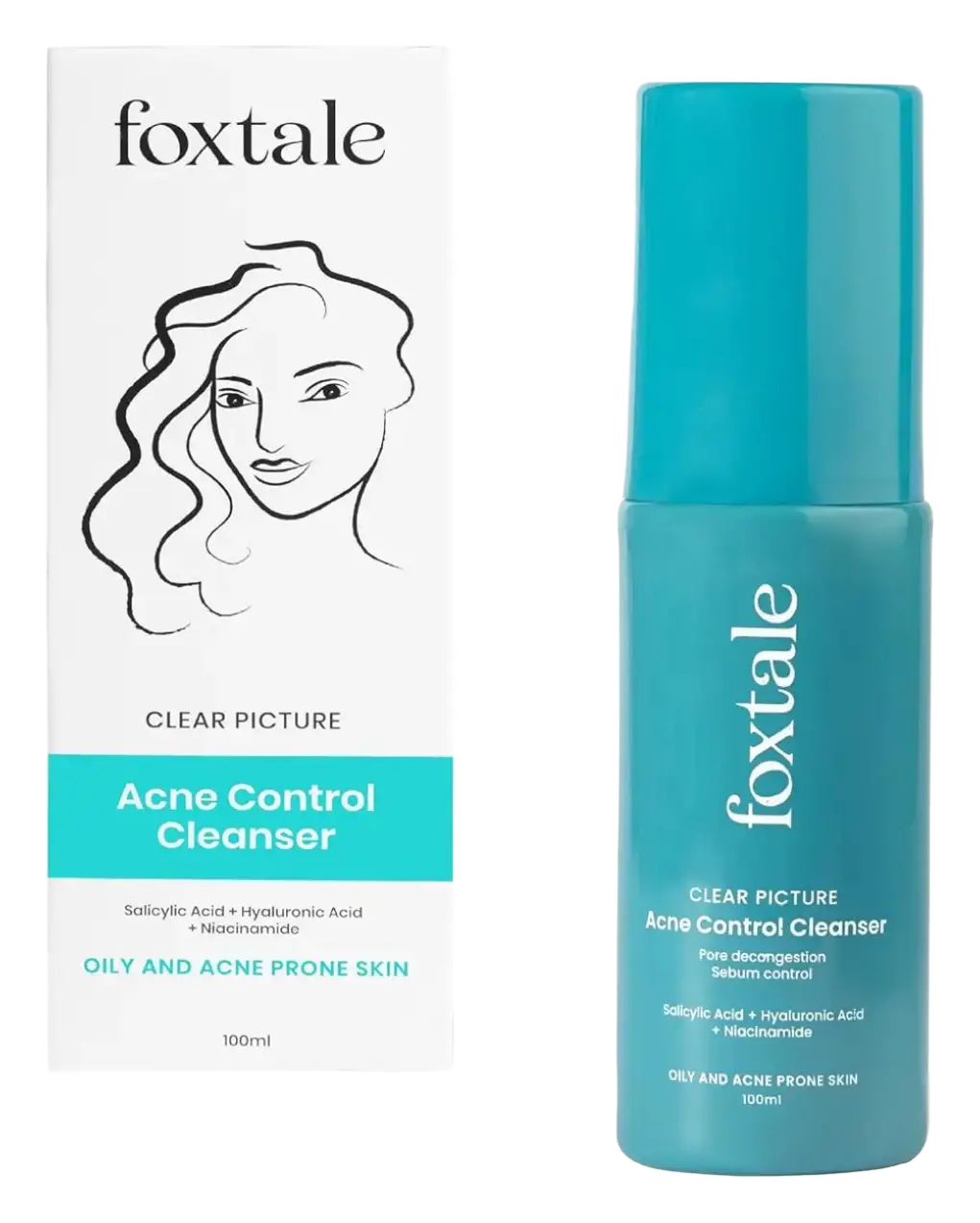 Foxtale Clear Picture Acne Control Cleanser