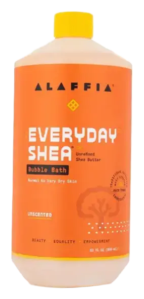 Alaffia Everyday Shea Bubble Bath Unscented