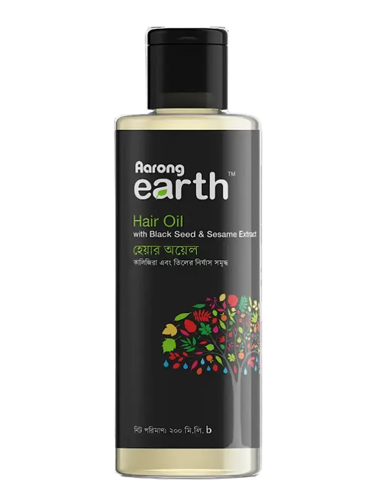 Aarong Earth Hair Oil With Black Seed & Sesame Extract