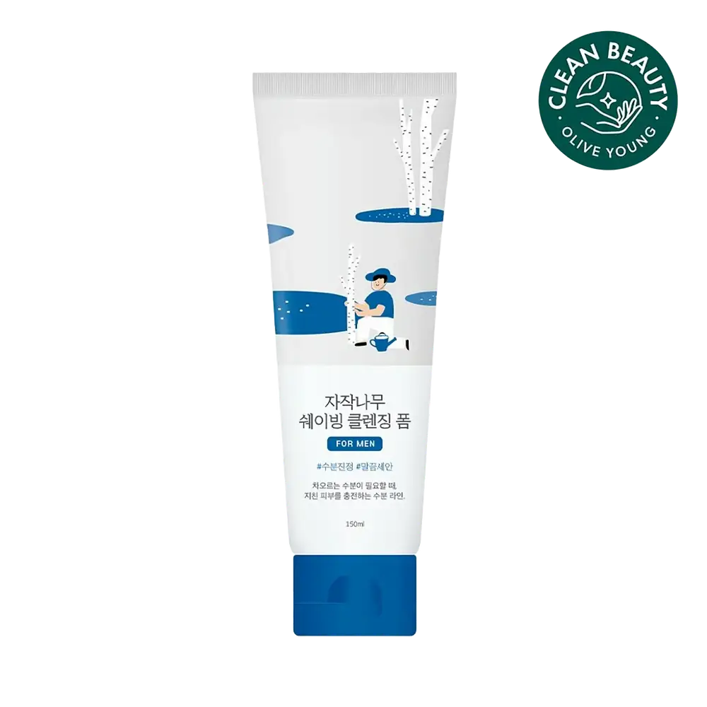 Round Lab For Men Birchjuice Shaving Cleansing Foam