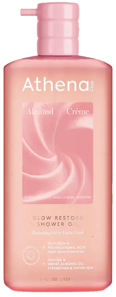 Athena Club Glow Restore Shower Oil Almond Crème
