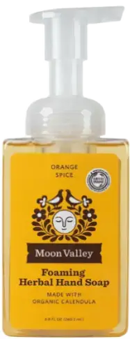 Moon Valley Organics Foaming Herbal Hand Soap Orange Spice