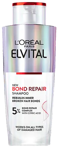 L'Oreal Elvital Bond Repair Rescue Shampoo 5 % bond repair Complex with Citric Acid