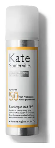 Kate Somerville Uncomplikated Soft Focus Makeup Setting Spray SPF 50