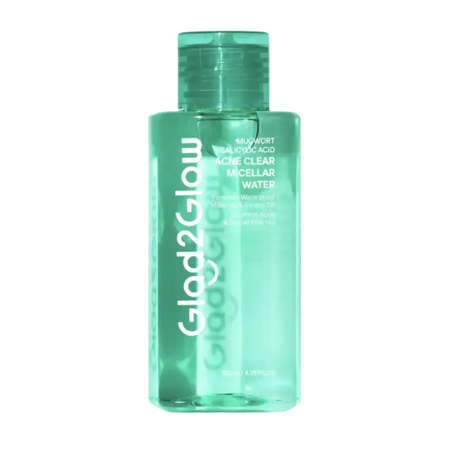 Glad2Glow Mugwort Salicylic Acid Acne Clear Micellar Water