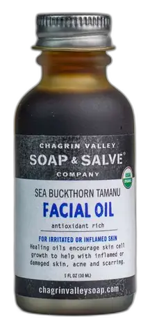 Chagrin Valley Soap & Salve Facial Oil: Sea Buckthorn Tamanu