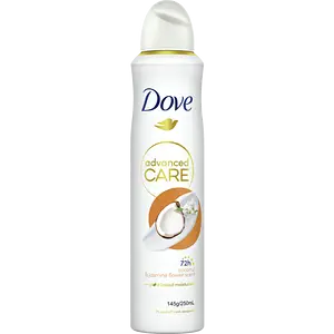 Dove Advanced Care Antiperspirant Deodorant Aerosol Coconut and Jasmine