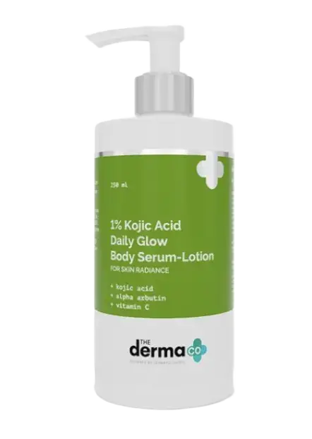 The Derma Co 1% Kojic Acid Daily Glow Body Serum-Lotion