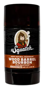 Dr. Squatch Wood Barrel Bourbon Deodorant