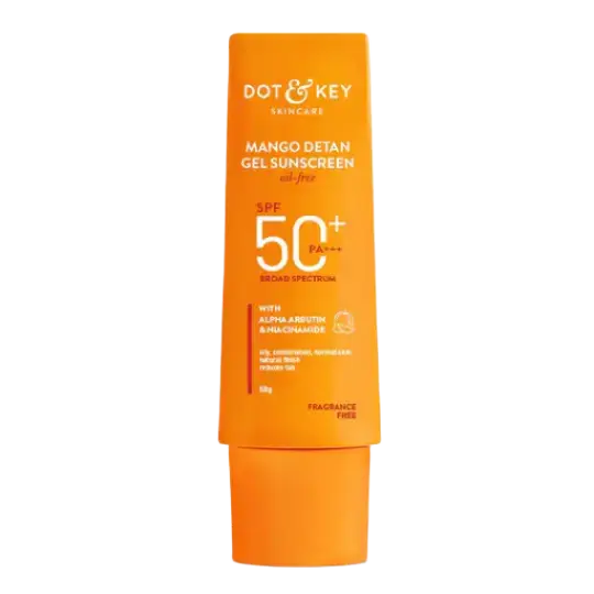 Dot & Key Skincare Mango + Detan Gel Oil Free Sunscreen  SPF 50+