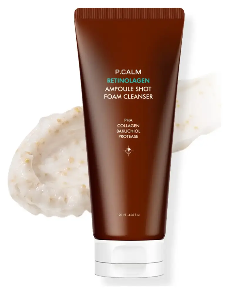 P.Calm Retinolagen Ampoule Shot Foam Cleanser