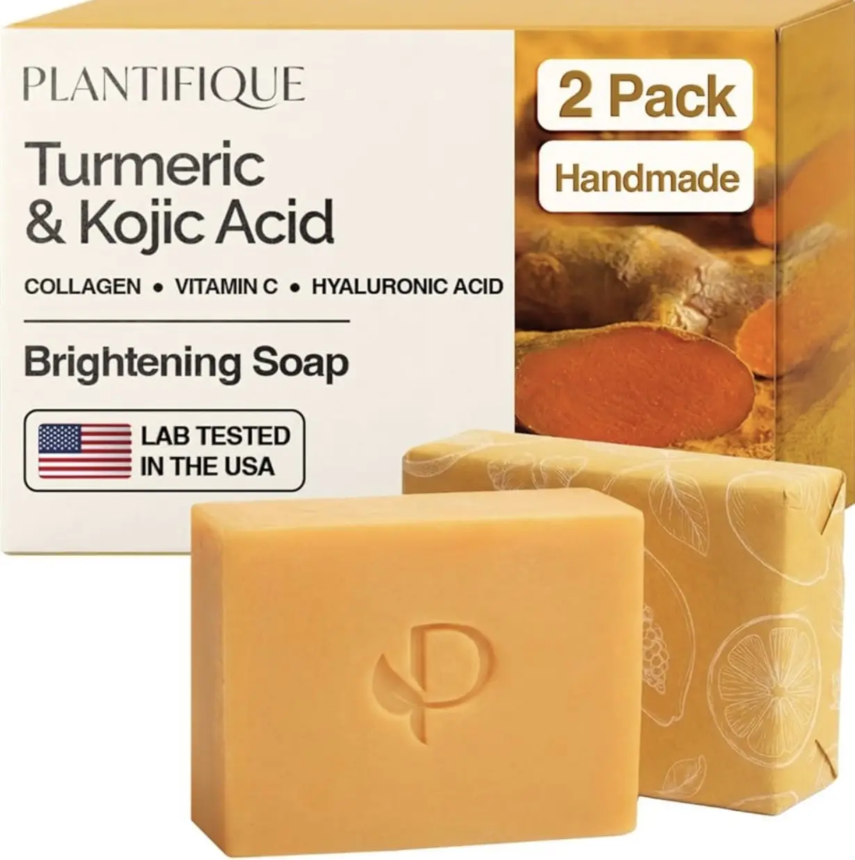Plantifique Turmeric & Kojic Acid Brightening Soap