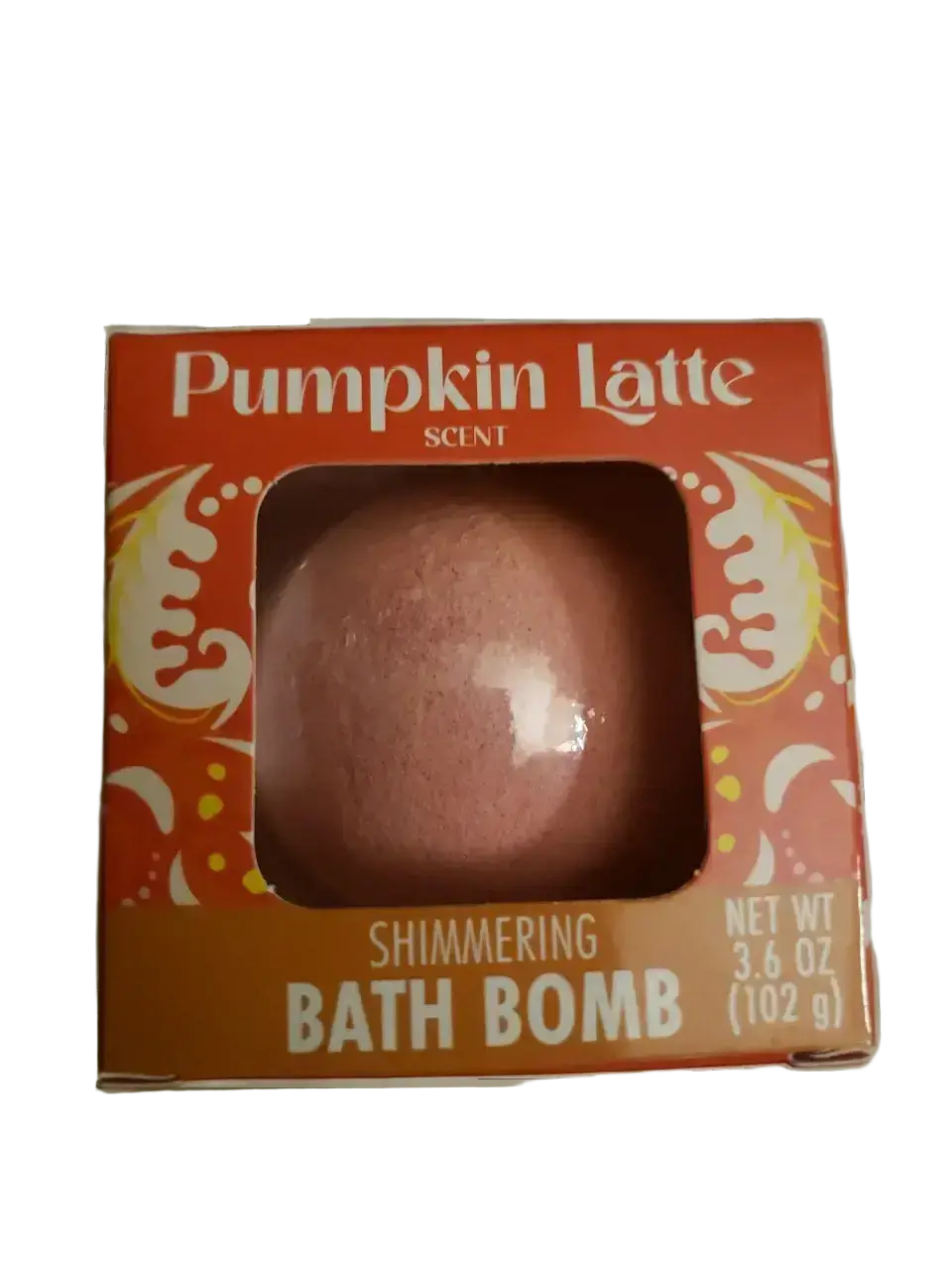Spa Luxury Shimmering Bath Bomb Pumpkin Latte