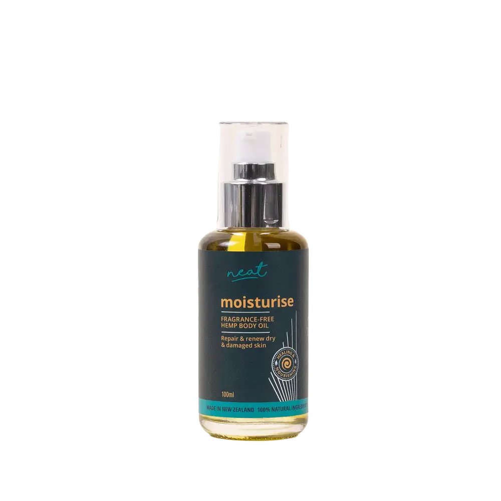 Neat Moisturise Hemp Body Oil Fragrance-Free