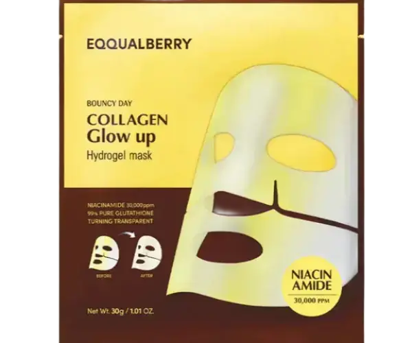 Eqqualberry Collagen Glow Up Hydrogel Mask