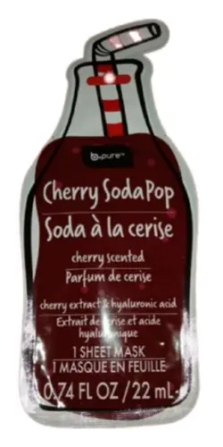 B-Pure Cherry Soda Pop Sheet Mask